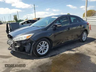 2017 Ford Focus SE with VIN 1FADP3F26HL221366, listed as a Copart auction lot 53295835 with 100,398 mi miles and Salvage Title. Bid and sale history available at carsss.com. Image 1.