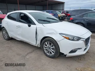 2018 Mazda 3 Sport with VIN 3MZBN1K7XJM215827, listed as a IAAI auction lot 41170244 with 47,209 mi miles and . Bid and sale history available at DreamBid. Image 1.