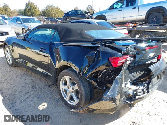 2019 Chevrolet Camaro 1LT with VIN 1G1FB3DS2K0104079, listed as a IAAI auction lot 41632830 with 63,553 mi miles. Bid and sale history available at carsss.com. Image 3.