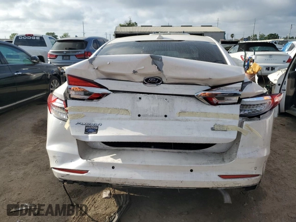 2020 Ford Fusion Hybrid SE with VIN 3FA6P0LU1LR161312, listed as a Copart auction lot 43885153 with 53,395 mi miles. Bid and sale history available at carsss.com. Image 6.