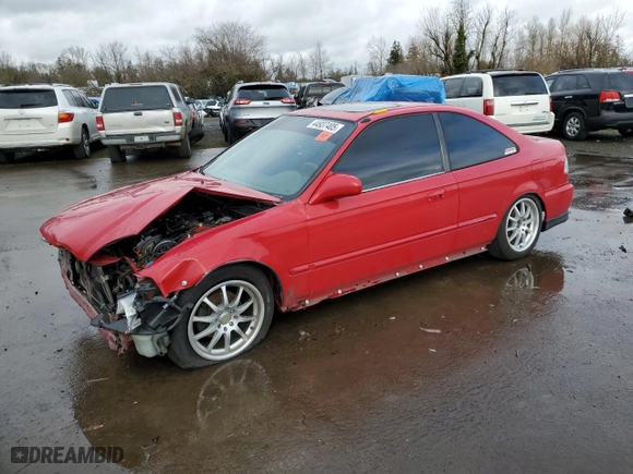 2000 Honda Civic EX with VIN 1HGEJ8146YL079821, listed as a Copart auction lot 44937405 with 271,489 mi miles and Salvage Title. Bid and sale history available at carsss.com. Image 1.