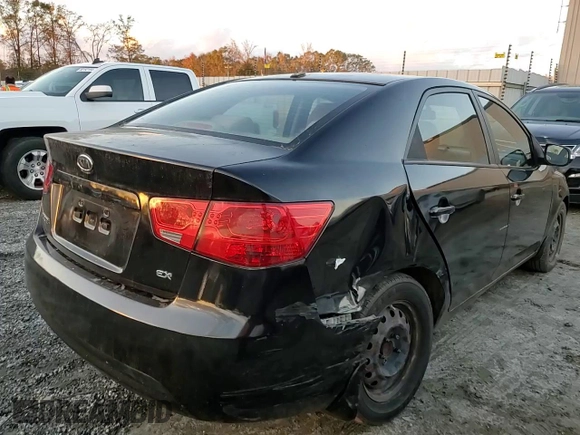 2010 Kia Forte EX with VIN KNAFU4A28A5047817, listed as a Copart auction lot 80210244 with 177,736 mi miles and Salvage Title. Bid and sale history available at carsss.com. Image 10.