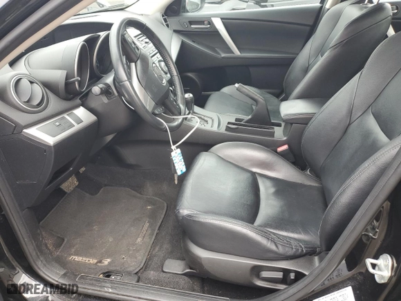 2012 Mazda Mazda3 i Grand Touring with VIN JM1BL1W83C1565764, listed as a Copart auction lot 46301895 with 104,049 mi miles and Salvage Title. Bid and sale history available at carsss.com. Image 7.