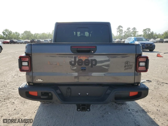 2024 Jeep Gladiator Willys with VIN 1C6HJTAG6RL107893, listed as a Copart auction lot 53328945 with 8,961 mi miles and Salvage Title. Bid and sale history available at carsss.com. Image 6.