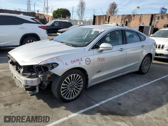 2018 Ford Fusion Titanium with VIN 3FA6P0SU1JR110309, listed as a Copart auction lot 41817295 with 90,525 mi miles and Salvage Title. Bid and sale history available at carsss.com. Image 1.