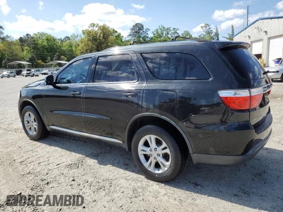 2012 Dodge Durango Crew with VIN 1C4RDHDG3CC265631, listed as a Copart auction lot 53474095 with 187,745 mi miles and Salvage Title. Bid and sale history available at DreamBid. Image 2.