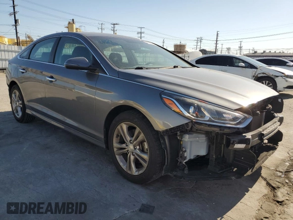 2019 Hyundai Sonata SEL with VIN 5NPE34AF3KH747671, listed as a Copart auction lot 50092005 with 62,999 mi miles and Salvage Title. Bid and sale history available at DreamBid. Image 4.