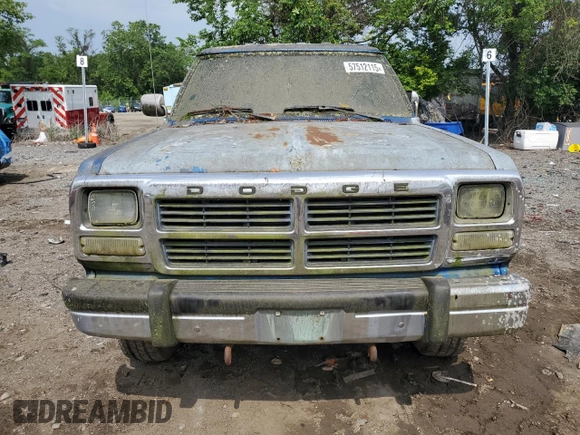 1991 Dodge D/W 250 z VIN 1B7KM26C5MS319916, wystawiony jako Copart lot #57512115 z przebiegiem 77 179 mil mil oraz Czysty tytuł • Clean title. Historia ofert i sprzedaży dostępna na DreamBid. Obrazek 5.