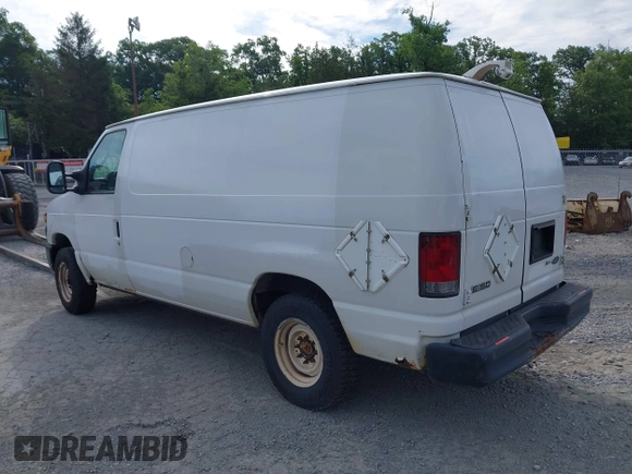 2010 Ford Econoline Cargo Commercial with VIN 1FTNE1EW1ADA91803, listed as a IAAI auction lot 42449203 with 183,537 mi miles and . Bid and sale history available at DreamBid. Image 3.
