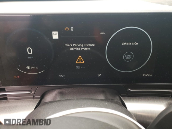 2024 Hyundai Kona Limited with VIN KM8HE3A34RU049881, listed as a Copart auction lot 84243934 with 4,929 mi miles and Clean Title. Bid and sale history available at DreamBid. Image 9.