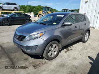 2012 Kia Sportage LX with VIN KNDPB3A29C7335408, listed as a Copart auction lot 61732604 with 92,603 mi miles and Salvage title. Bid and sale history available at DreamBid. Image 1.