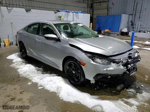 2017 Honda Civic Sedan LX with VIN 19XFC2F58HE056898, listed as a Copart auction lot 44217215 with 52,397 mi miles and Salvage Title. Bid and sale history available at carsss.com. Image 14.