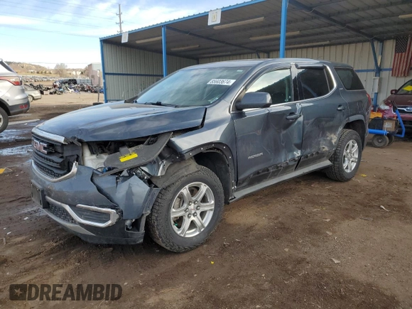 2019 GMC Acadia SLE z VIN 1GKKNRLA1KZ222147, wystawiony jako Copart lot #85603674 z przebiegiem 81 429 mil mil oraz Szkoda całkowita • Salvage title. Historia ofert i sprzedaży dostępna na DreamBid. Obrazek 1.