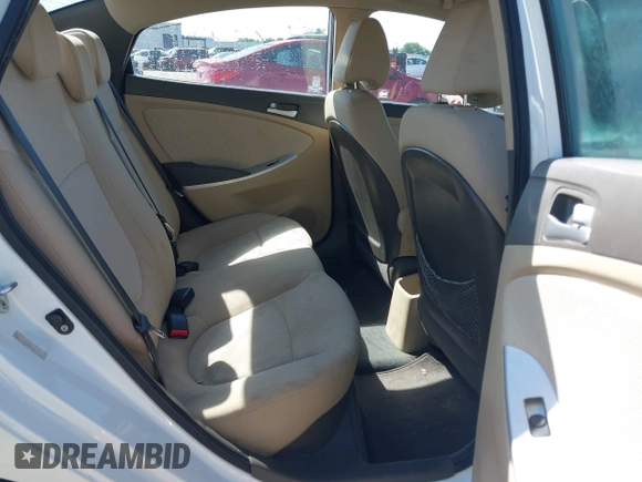2012 Hyundai Accent GLS with VIN KMHCT4AE9CU254224, listed as a IAAI auction lot 41964055 with 86,501 mi miles. Bid and sale history available at carsss.com. Image 8.