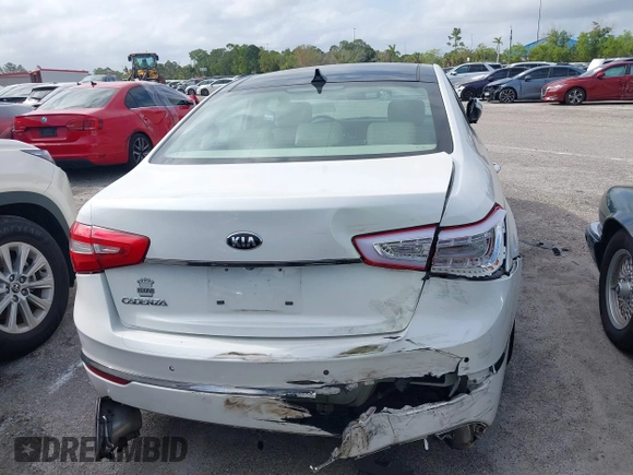 2015 Kia Cadenza Premium with VIN KNALN4D79F5178379, listed as a IAAI auction lot 41594983 with 56,205 mi miles. Bid and sale history available at carsss.com. Image 16.
