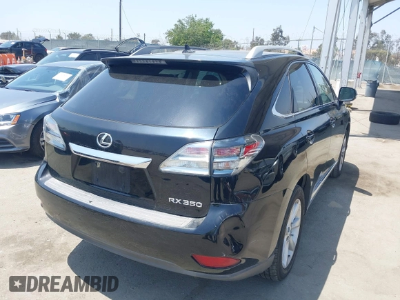 2012 Lexus RX 350 with VIN 2T2ZK1BA9CC078845, listed as a IAAI auction lot 42574809 with 169,373 mi miles and . Bid and sale history available at DreamBid. Image 4.