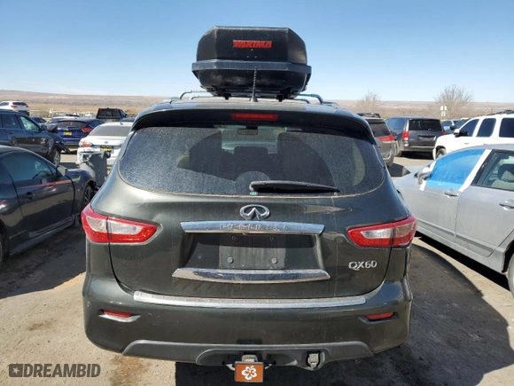 2014 Infiniti QX60 Hybrid with VIN 5N1CL0MM5EC517491, listed as a Copart auction lot 46006525 with 147,930 mi miles and Clean Title. Bid and sale history available at carsss.com. Image 6.