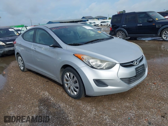 2013 Hyundai Elantra GLS with VIN 5NPDH4AE3DH204540, listed as a IAAI auction lot 42696931 with 202,011 mi miles and . Bid and sale history available at DreamBid. Image 1.