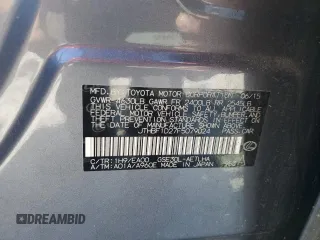 2015 Lexus IS with VIN JTHBF1D27F5079024, listed as a Copart auction lot 52171065 with 100,534 mi miles and Salvage Title. Bid and sale history available at carsss.com. Image 12.