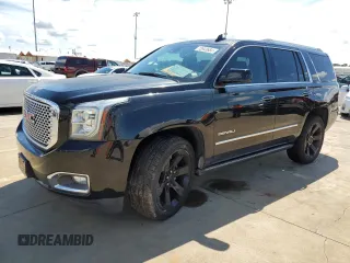 2017 GMC Yukon Denali with VIN 1GKS1CKJ8HR309594, listed as a Copart auction lot 73943684 with 0 mi miles and Salvage Title. Bid and sale history available at carsss.com. Image 1.
