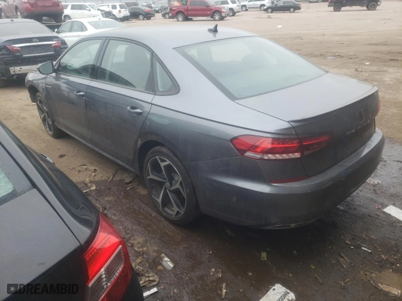 2020 Volkswagen Passat 2.0T R-Line with VIN 1VWMA7A30LC015887, listed as a Copart auction lot 43958553 with 52,976 mi miles. Bid and sale history available at carsss.com. Image 2.