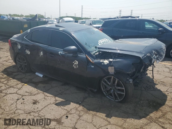 2020 Lexus IS 300 F Sport with VIN JTHG81F2XL5041747, listed as a Copart auction lot 58566025 with Not provided miles and Clean title. Bid and sale history available at DreamBid. Image 4.