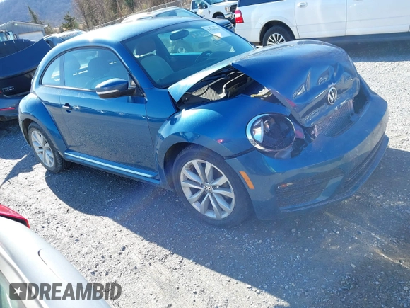 2017 Volkswagen Beetle 1.8T Fleet with VIN 3VWF17ATXHM630753, listed as a IAAI auction lot 41516106 with 62,841 mi miles. Bid and sale history available at carsss.com. Image 1.