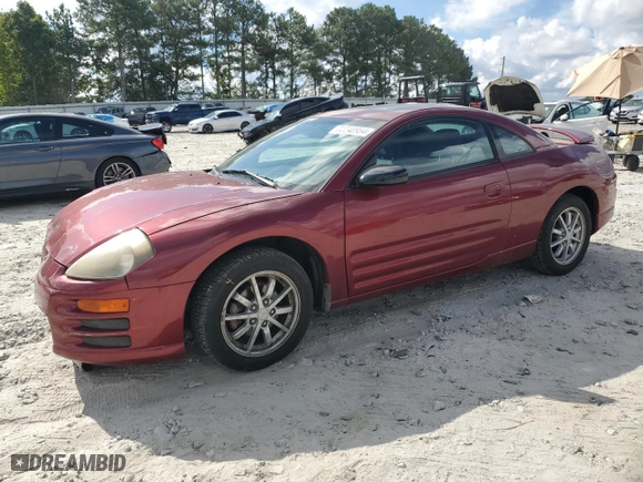 2002 Mitsubishi Eclipse GS with VIN 4A3AC44G62E023103, listed as a Copart auction lot 72240954 with 83,201 mi miles and Salvage Title. Bid and sale history available at carsss.com. Image 1.