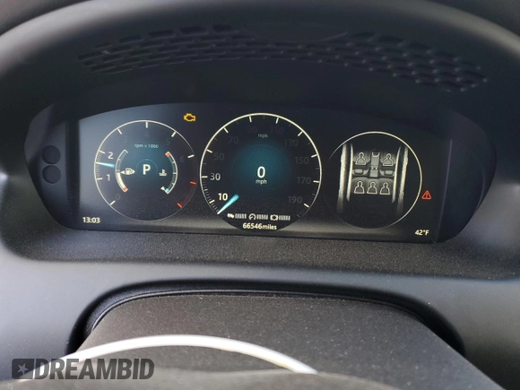2017 Jaguar XJ with VIN SAJWJ2GD0H8W07154, listed as a Copart auction lot 42090375 with 66,546 mi miles and Salvage Title. Bid and sale history available at carsss.com. Image 9.