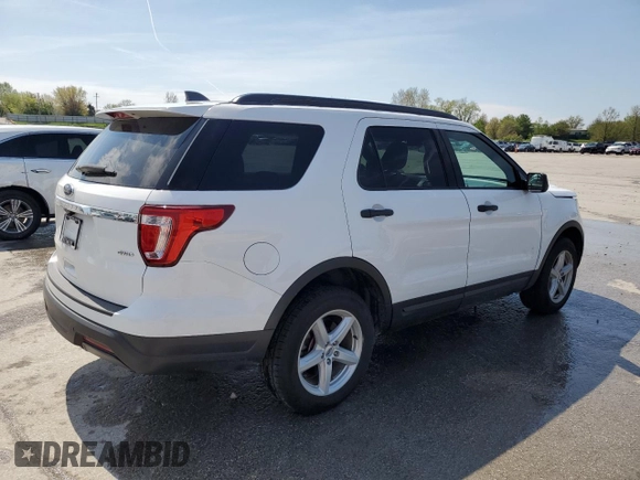 2019 Ford Explorer with VIN 1FM5K8B87KGA92697, listed as a Copart auction lot 53547725 with 84,097 mi miles and Salvage title. Bid and sale history available at DreamBid. Image 3.
