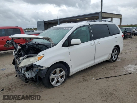 2014 Toyota Sienna LE AAS with VIN 5TDKK3DC8ES499840, listed as a Copart auction lot 46576365 with 3,731 mi miles and Non repairable. Bid and sale history available at DreamBid. Image 1.