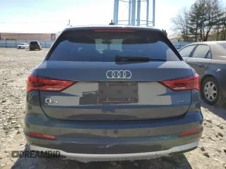 2022 Audi Q3 Premium with VIN WA1AUCF33N1020993, listed as a Copart auction lot 47046495 with 33,382 mi miles and Salvage Title. Bid and sale history available at carsss.com. Image 6.