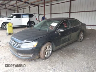 2013 Volkswagen Passat SE with VIN 1VWBH7A38DC028231, listed as a IAAI auction lot 42629167 with Not provided miles and . Bid and sale history available at DreamBid. Image 2.