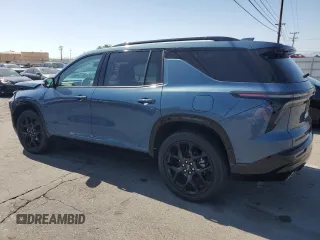 2024 Chevrolet Traverse AWD RS с VIN 1GNEVLKS9RJ166460, выставлен на аукционе Copart как лот 57914315 с пробегом 19 535 миль миль и Списание • Salvage title. История ставок и продаж доступна на DreamBid. Изображение 2.