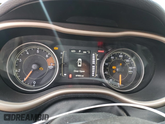 2016 Jeep Cherokee 75th Anniversary with VIN 1C4PJLCB9GW137780, listed as a Copart auction lot 51342475 with 97,553 mi miles and Salvage Title. Bid and sale history available at carsss.com. Image 9.