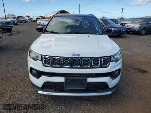 2025 Jeep Compass Limited с VIN 3C4NJDCN5ST512344, выставлен на аукционе Copart как лот 64829575 с пробегом 11 116 миль миль и Чистый • Clean title. История ставок и продаж доступна на DreamBid. Изображение 5.