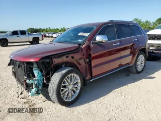 2018 Jeep Grand Cherokee Summit with VIN 1C4RJEJG2JC205073, listed as a Copart auction lot 52684975 with 29,655 mi miles and Salvage title. Bid and sale history available at DreamBid. Image 1.