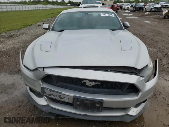 2017 Ford Mustang GT with VIN 1FA6P8CF4H5210027, listed as a Copart auction lot 51072245 with 106,719 mi miles and Salvage Title. Bid and sale history available at carsss.com. Image 5.