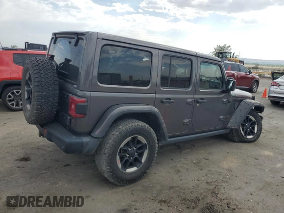 2018 Jeep Wrangler Unlimited Rubicon с VIN 1C4HJXFG1JW213986, выставлен на аукционе Copart как лот 60752665 с пробегом 112 214 миль миль и Списание • Salvage title. История ставок и продаж доступна на DreamBid. Изображение 3.