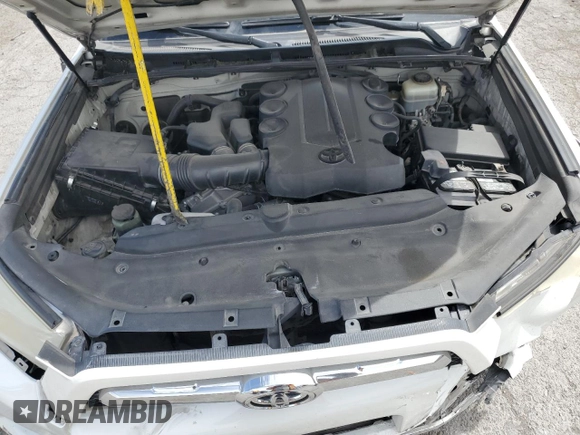 2011 Toyota 4Runner SR5 with VIN JTEZU5JR8B5026322, listed as a Copart auction lot 57356515 with 212,837 mi miles and Salvage title. Bid and sale history available at DreamBid. Image 11.