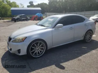2011 Lexus IS 250 with VIN JTHBF5C24B5146844, listed as a Copart auction lot 62101595 with 161,483 mi miles and Salvage title. Bid and sale history available at DreamBid. Image 1.