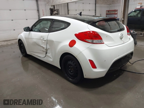 2012 Hyundai Veloster w/Black Int with VIN KMHTC6AD2CU064171, listed as a IAAI auction lot 41841873 with 192,670 mi miles and . Bid and sale history available at DreamBid. Image 3.