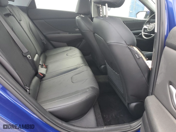 2023 Hyundai Elantra Limited with VIN KMHLP4AG9PU515797, listed as a Copart auction lot 43249305 with 49,763 mi miles and Salvage Title. Bid and sale history available at carsss.com. Image 10.