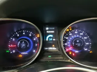2013 Hyundai Santa Fe Sport with VIN 5XYZUDLB0DG123622, listed as a Copart auction lot 45416165 with 178,110 mi miles and Salvage Title. Bid and sale history available at carsss.com. Image 9.