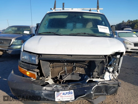 2019 Chevrolet Express Cargo z VIN 1GCWGBFG8K1210994, wystawiony jako IAAI lot #41342848 z przebiegiem 128 263 mil mil oraz . Historia ofert i sprzedaży dostępna na DreamBid. Obrazek 13.