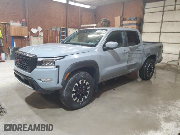 2024 Nissan Frontier SV with VIN 1N6ED1EK4RN620101, listed as a Copart auction lot 61064595 with 11,929 mi miles and Salvage title. Bid and sale history available at DreamBid. Image 1.