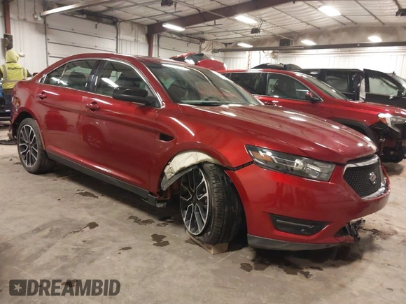 2017 Ford Taurus SHO with VIN 1FAHP2KT2HG127780, listed as a IAAI auction lot 41503256 with 55,547 mi miles and . Bid and sale history available at DreamBid. Image 1.