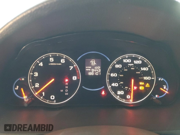 2005 Acura TSX with VIN JH4CL96835C000472, listed as a Copart auction lot 73704164 with 188,101 mi miles and Salvage title. Bid and sale history available at DreamBid. Image 9.
