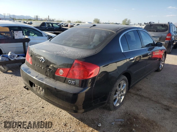 2005 Infiniti G35 with VIN JNKCV51E55M212509, listed as a Copart auction lot 75762844 with 170,898 mi miles and Clean Title. Bid and sale history available at DreamBid. Image 3.