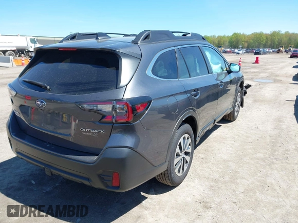 2022 Subaru Outback Premium with VIN 4S4BTADC9N3235928, listed as a IAAI auction lot 42160787 with 48,411 mi miles and . Bid and sale history available at DreamBid. Image 4.